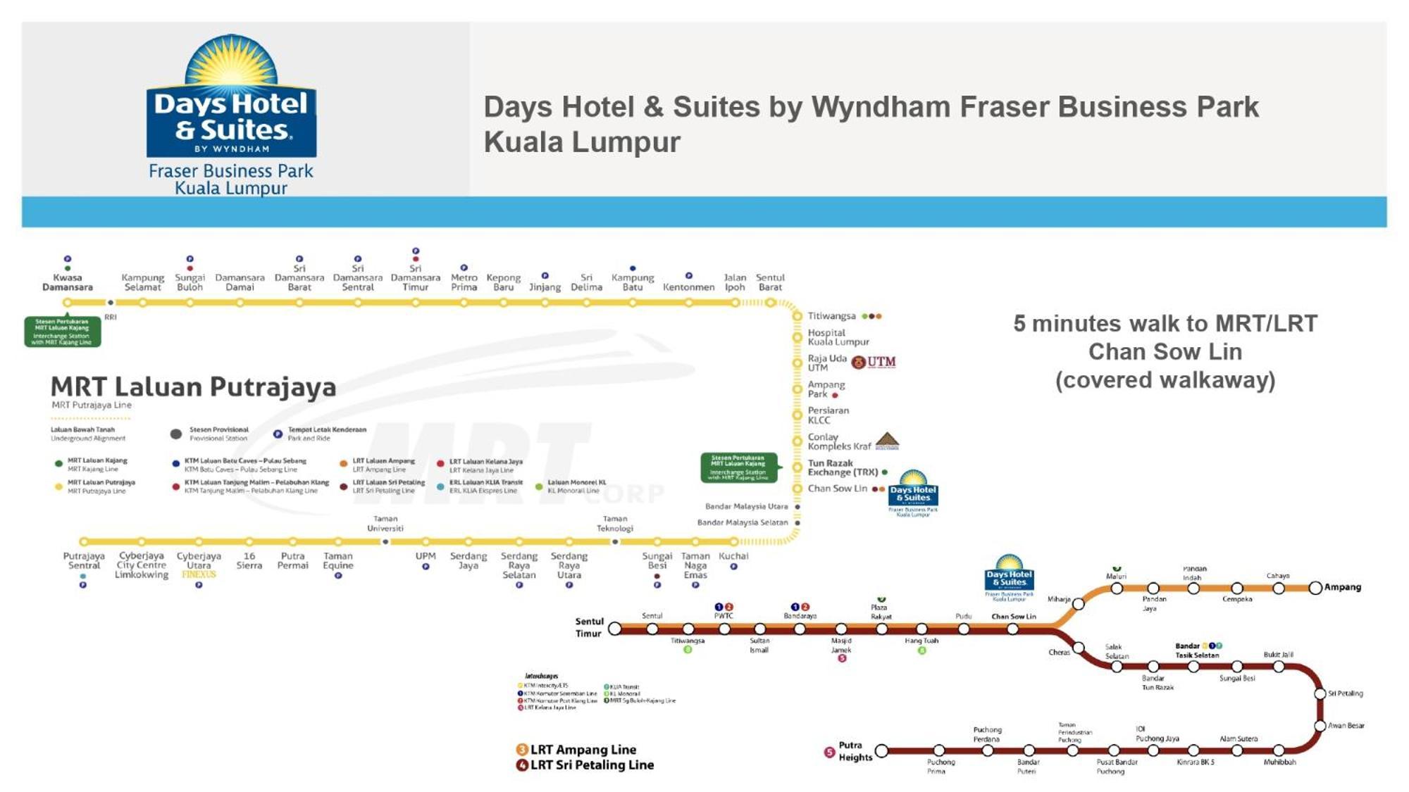 Days Hotel & Suites By Wyndham Kl - Chan Sow Lin Mrt Or Lrt Куала Лумпур Екстериор снимка